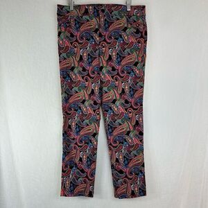 Vintage Attyre Colorful Boho Paisley Hi-Rise Pants Womens 14 90’s FairyCore